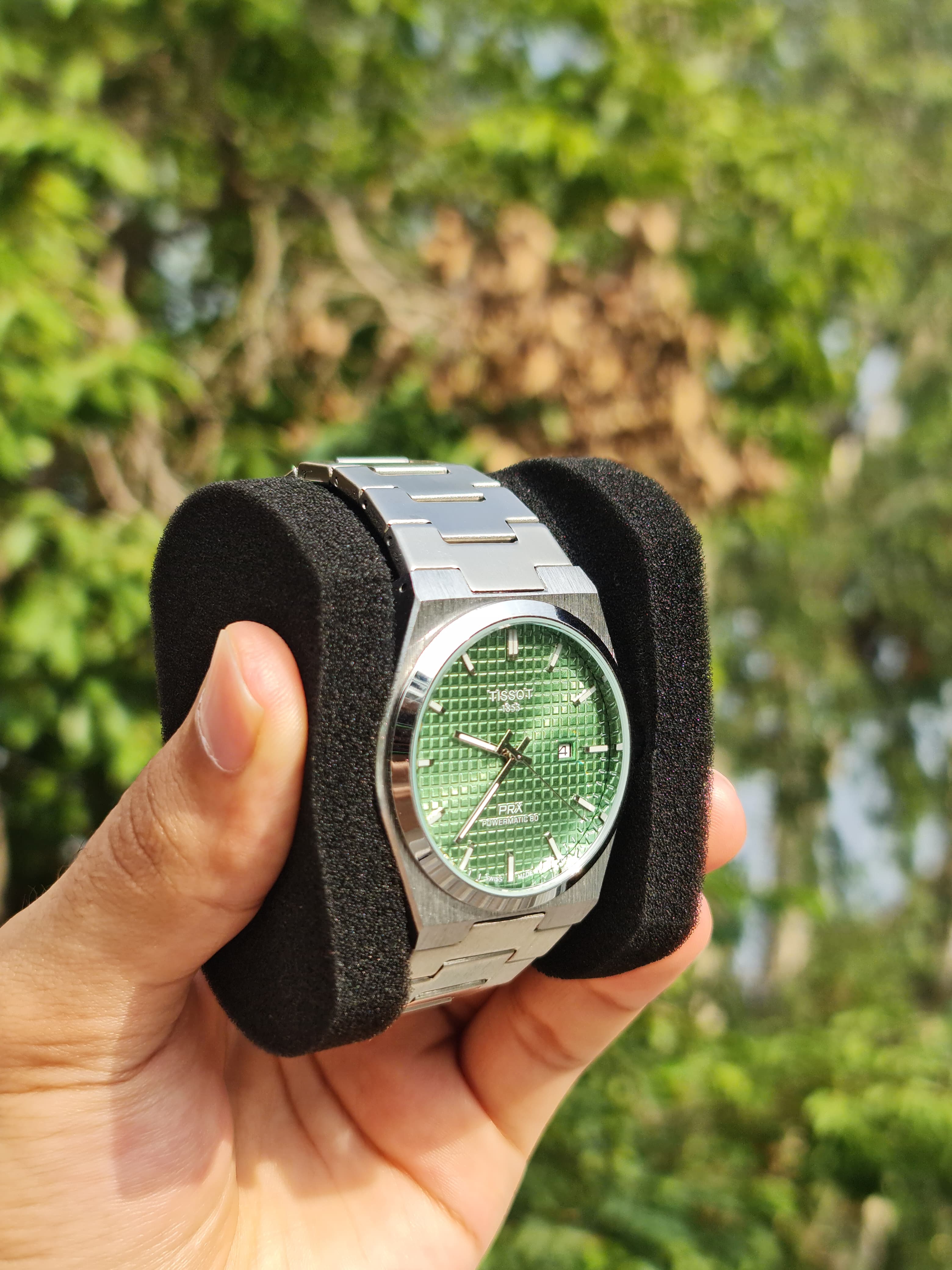 TISSOT PRX CRUSH GREEN