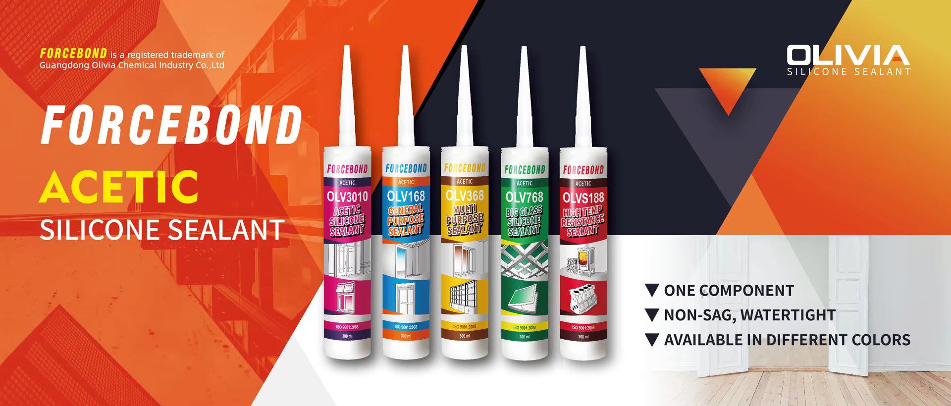 Forcebond Acetic Silicone Sealant