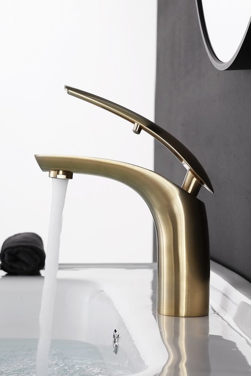 Modern Brass Bathroom Faucet