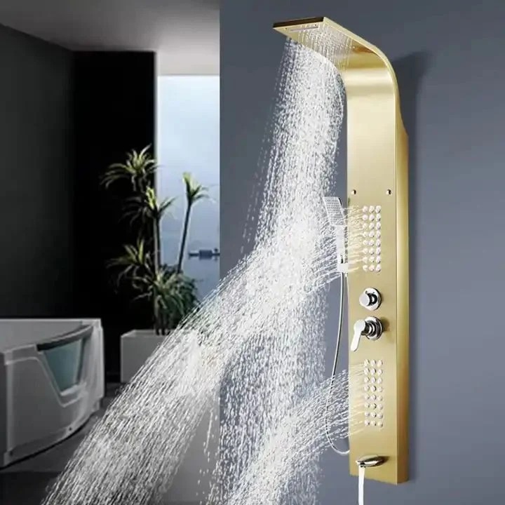 Luxury Gold Shower Panel