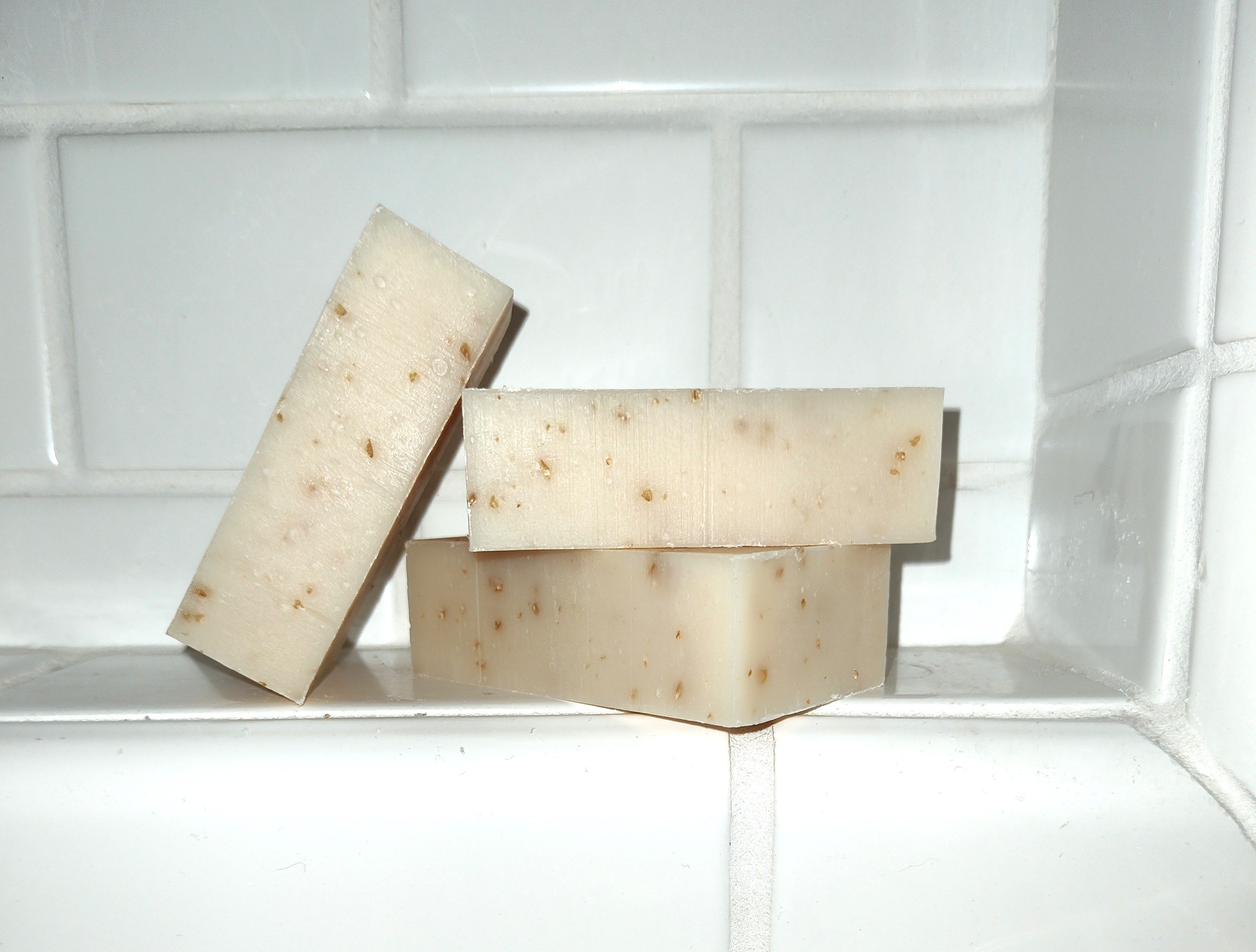 Honey, Shea, Oats - All-Natural, Nutrition-Rich Bar Soap (the only bar we sell that is not vegan) (4 oz. bar)