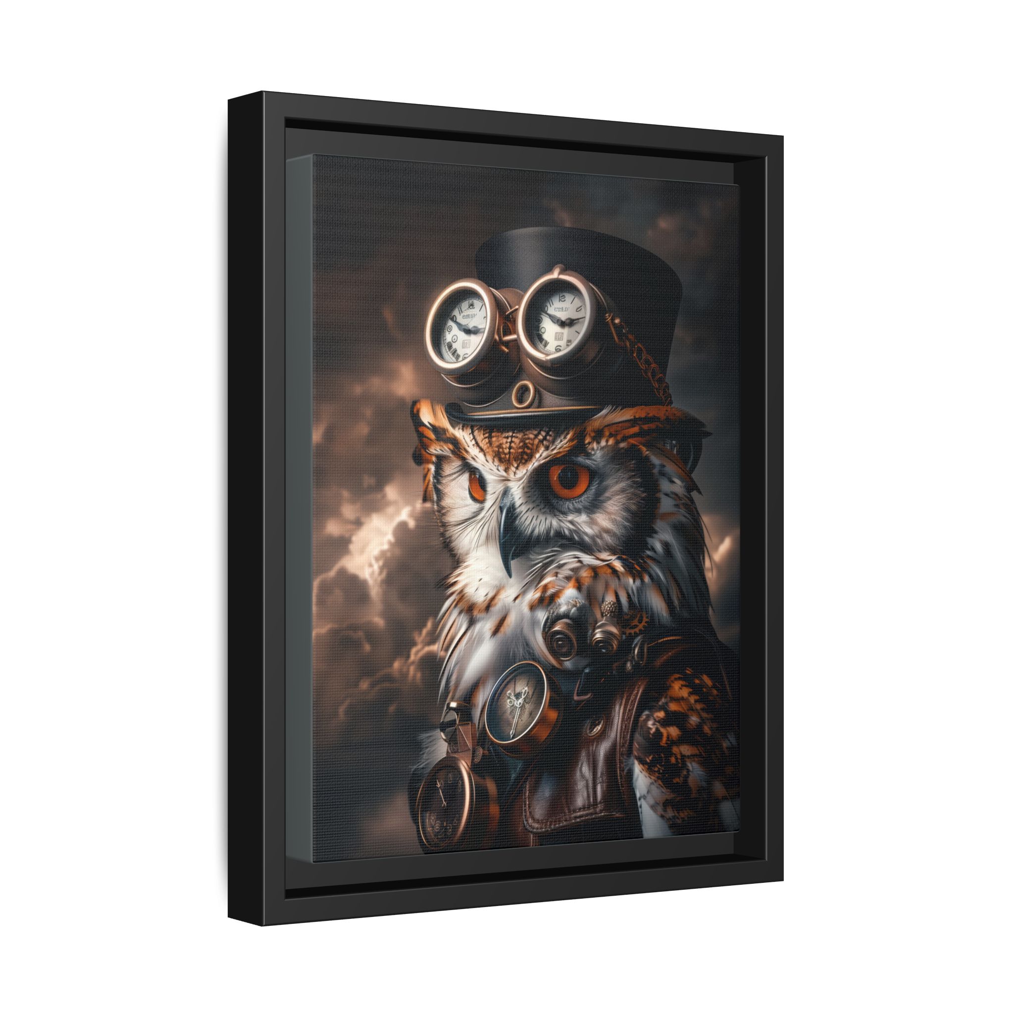 Steampunk Owl Wall Art Print 