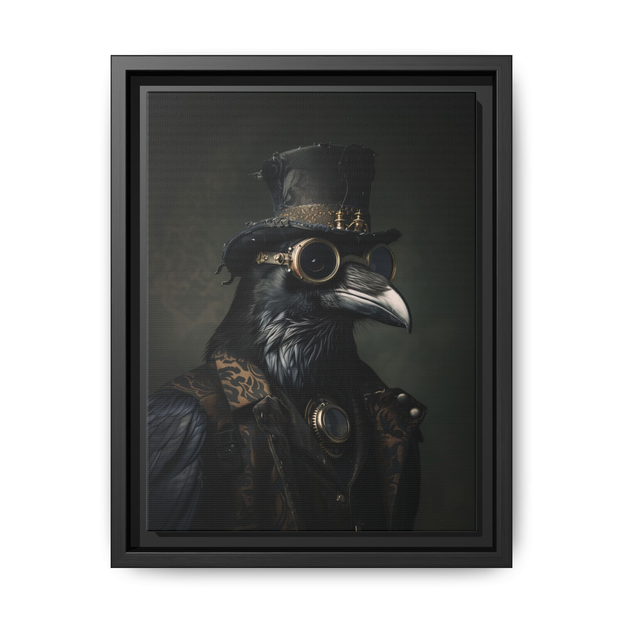 Steampunk Raven Wall Art Print 