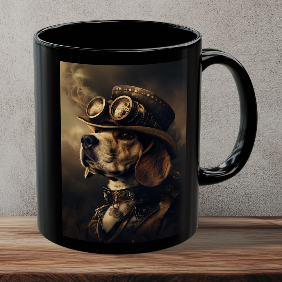 Steampunk Beagle Coffee Mug