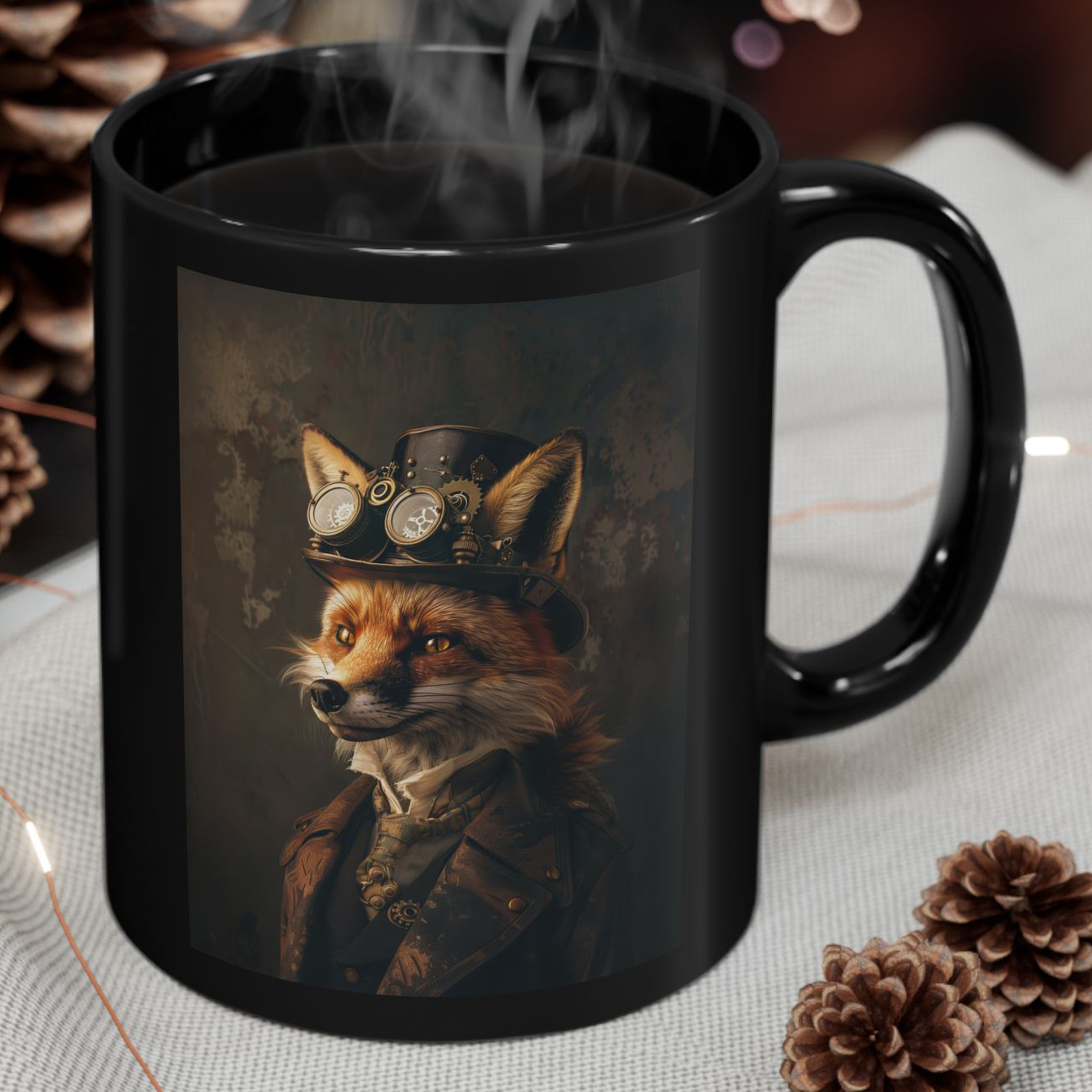 Steampunk Fox Coffee Mug