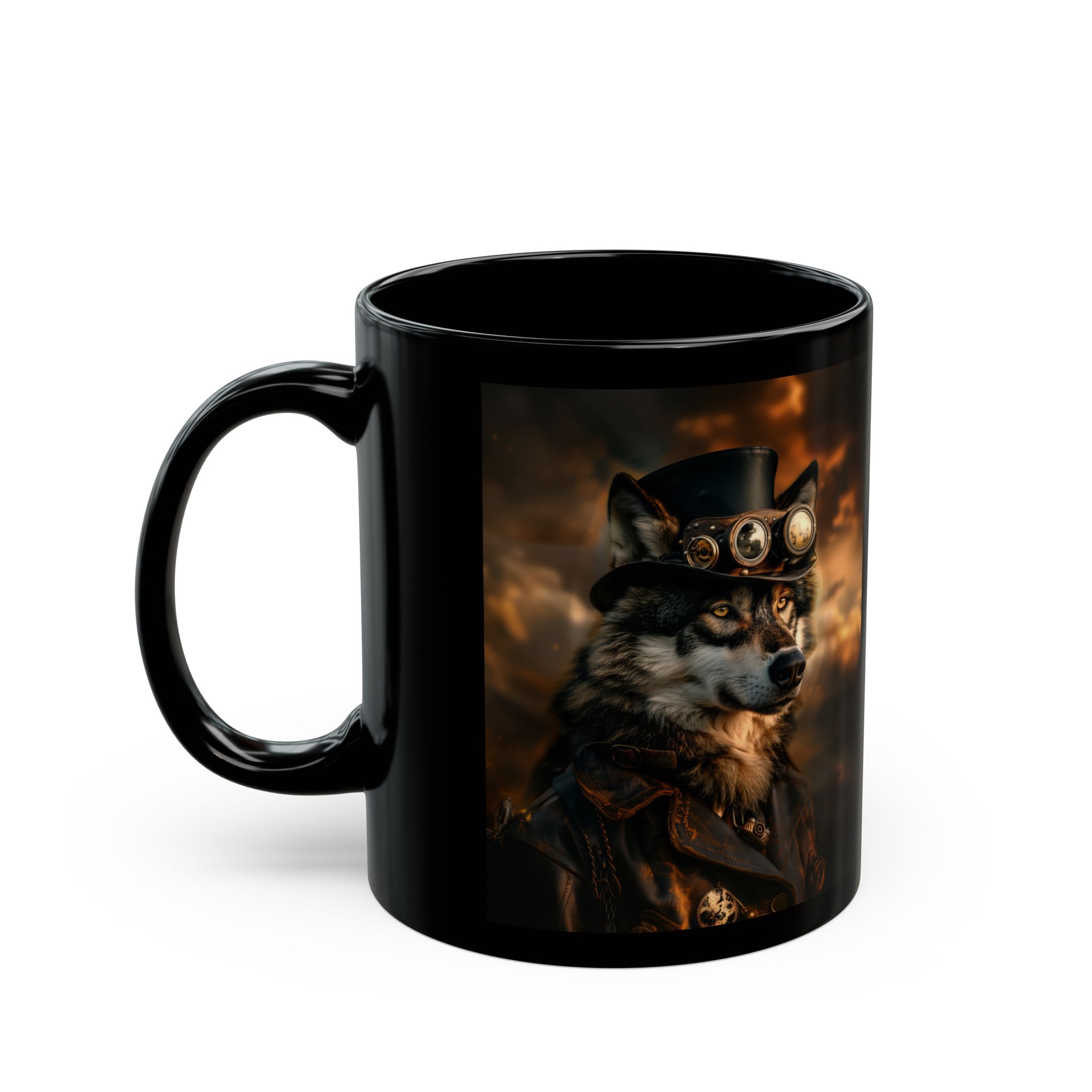 Steampunk Wolf Coffee Mug