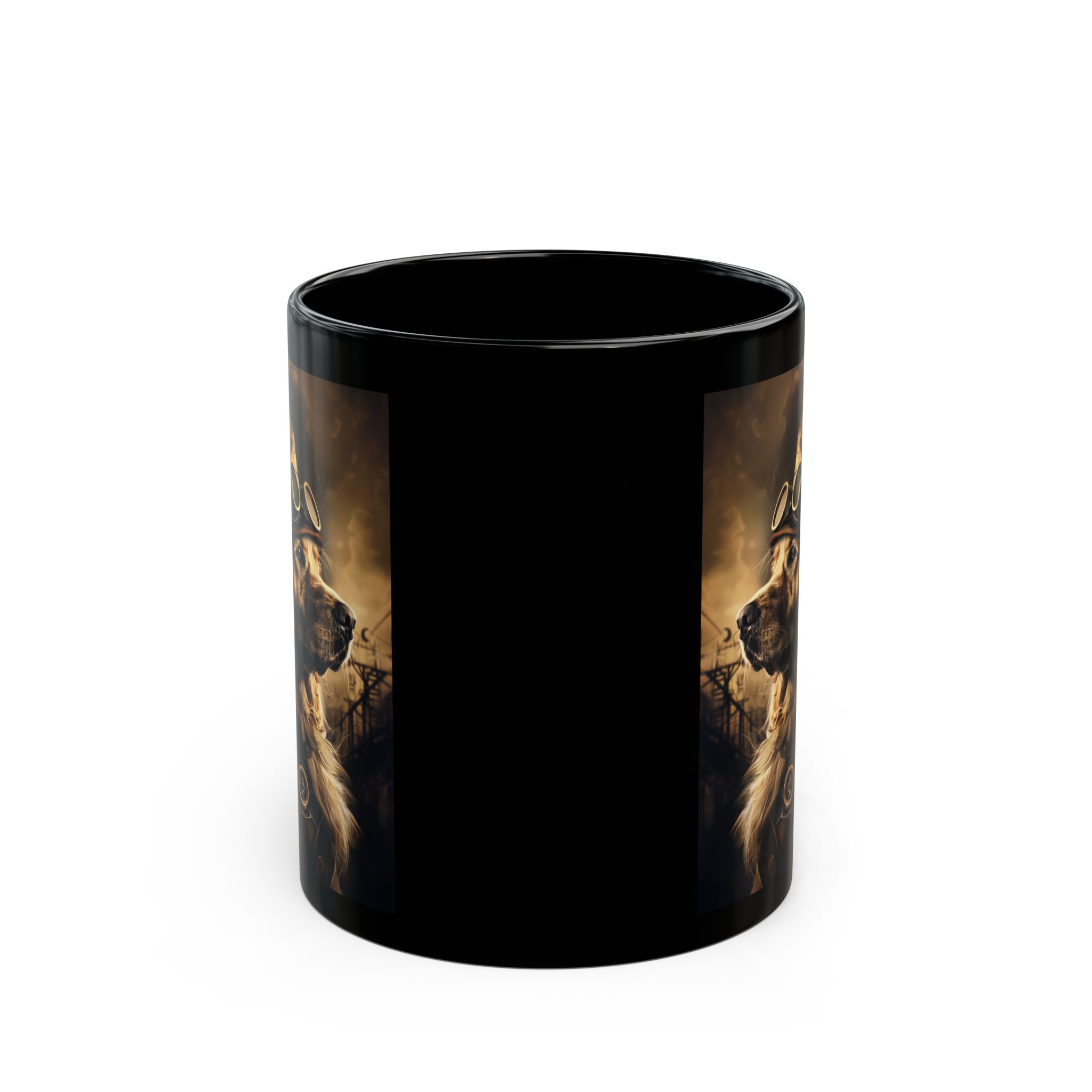 Steampunk Golden Retriever Coffee Mug