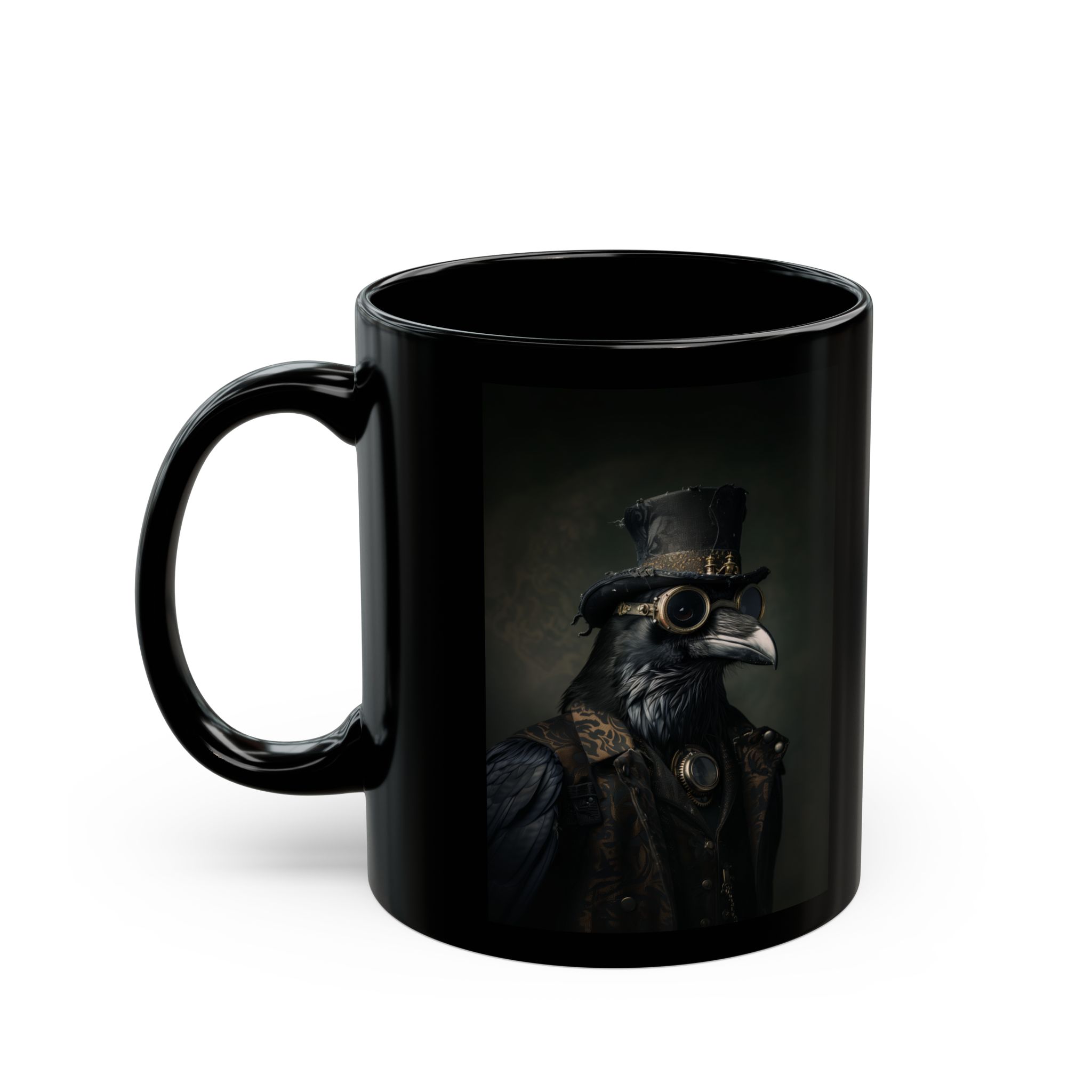 Steampunk Raven Coffee Mug