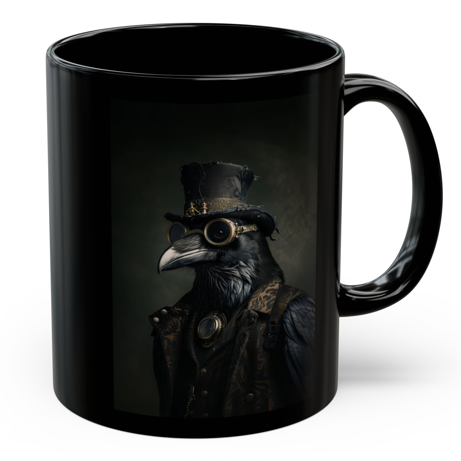 Steampunk Raven Coffee Mug