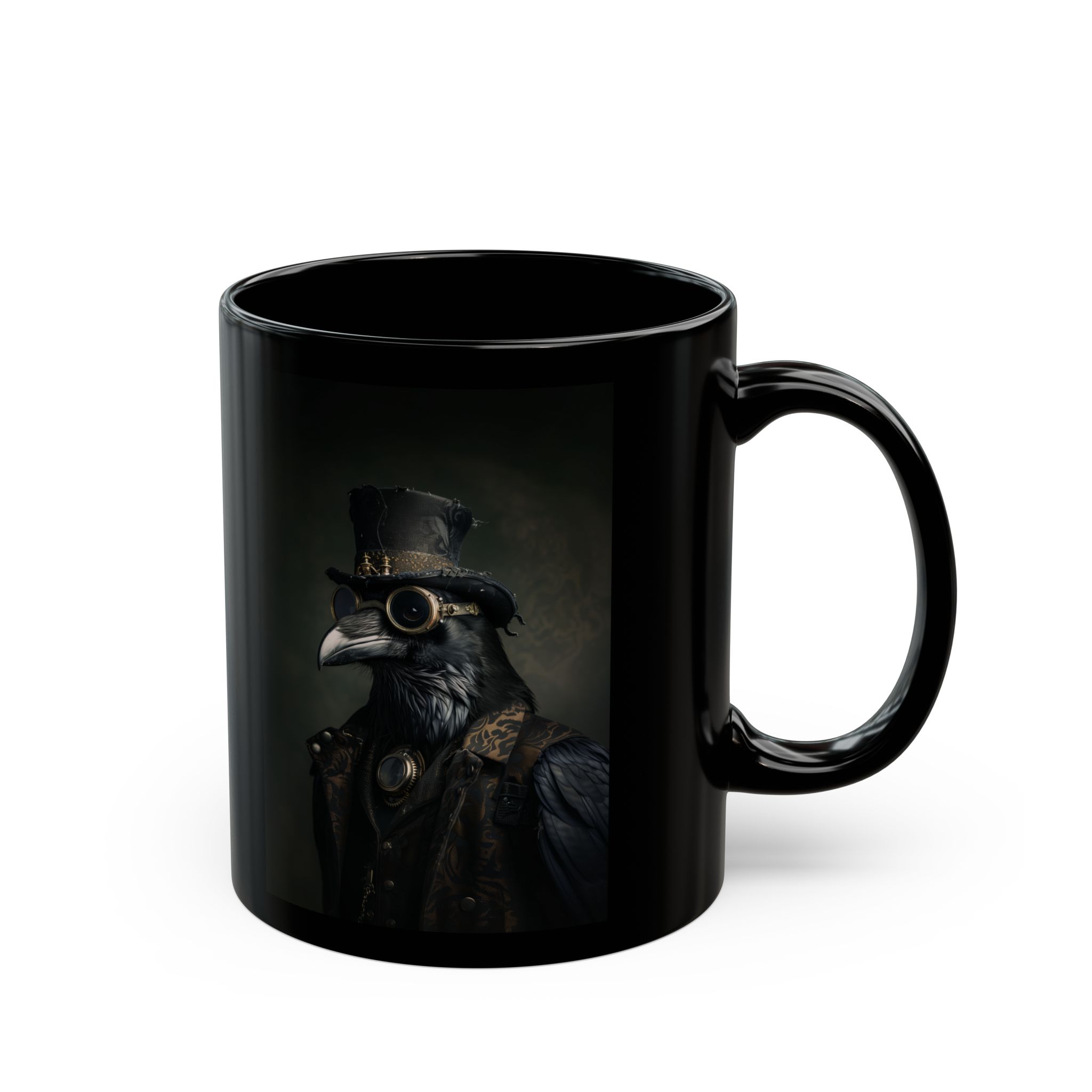 Steampunk Raven Coffee Mug