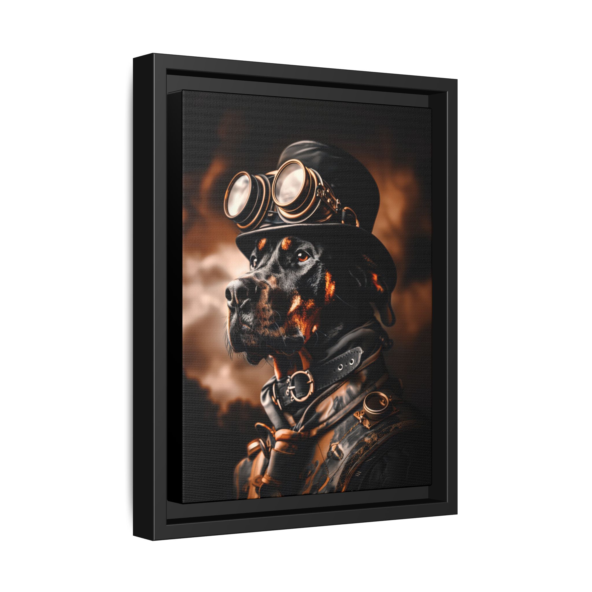 Steampunk Doberman Pinscher Wall Art Print 