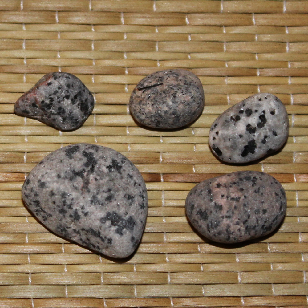Set of 5 Small Yooperlite Rocks Weighs 0.5 Ounces