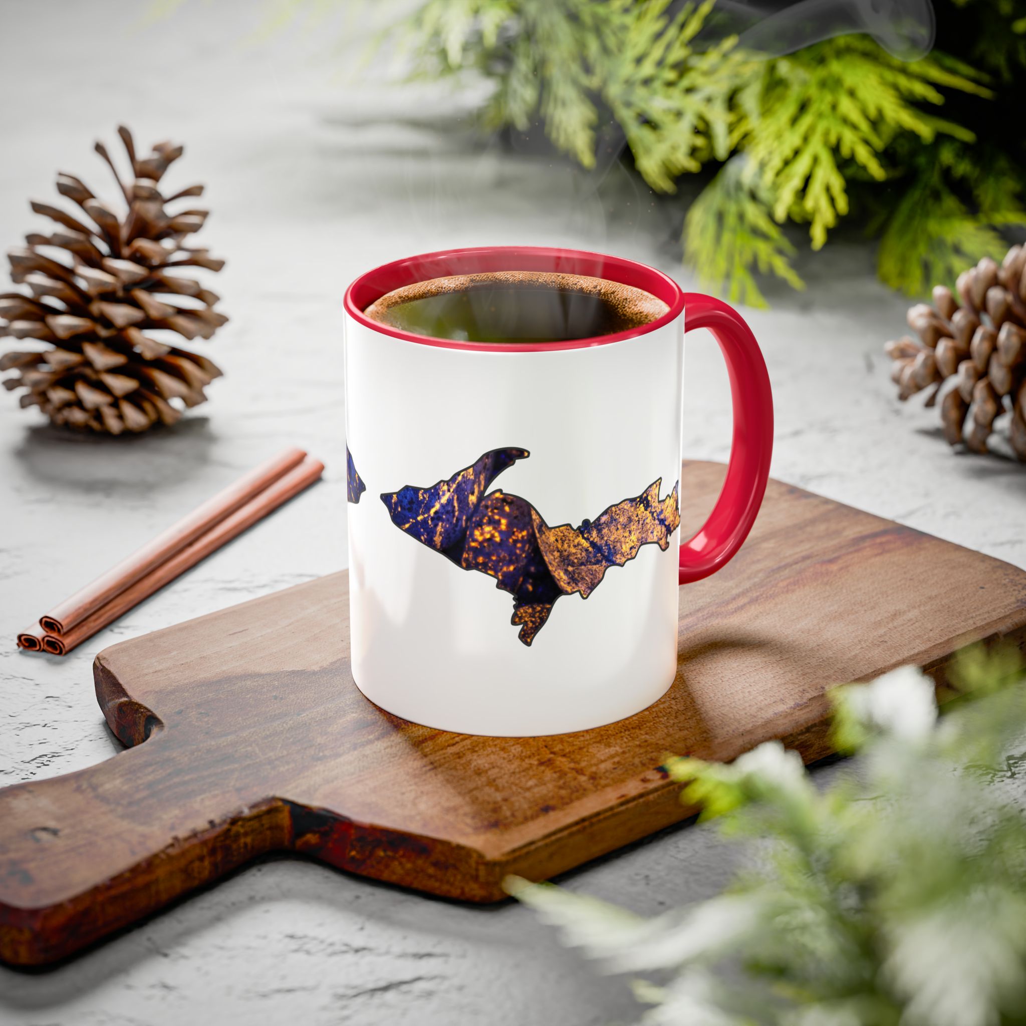 Upper Peninsula Yooperlite Coffee Mug - Multiple Colors