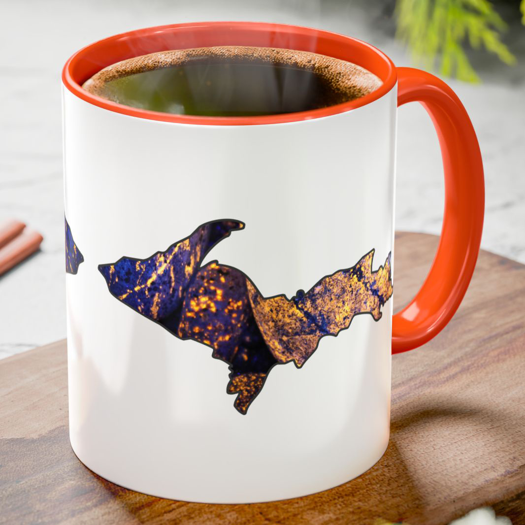Upper Peninsula Yooperlite Coffee Mug - Multiple Colors