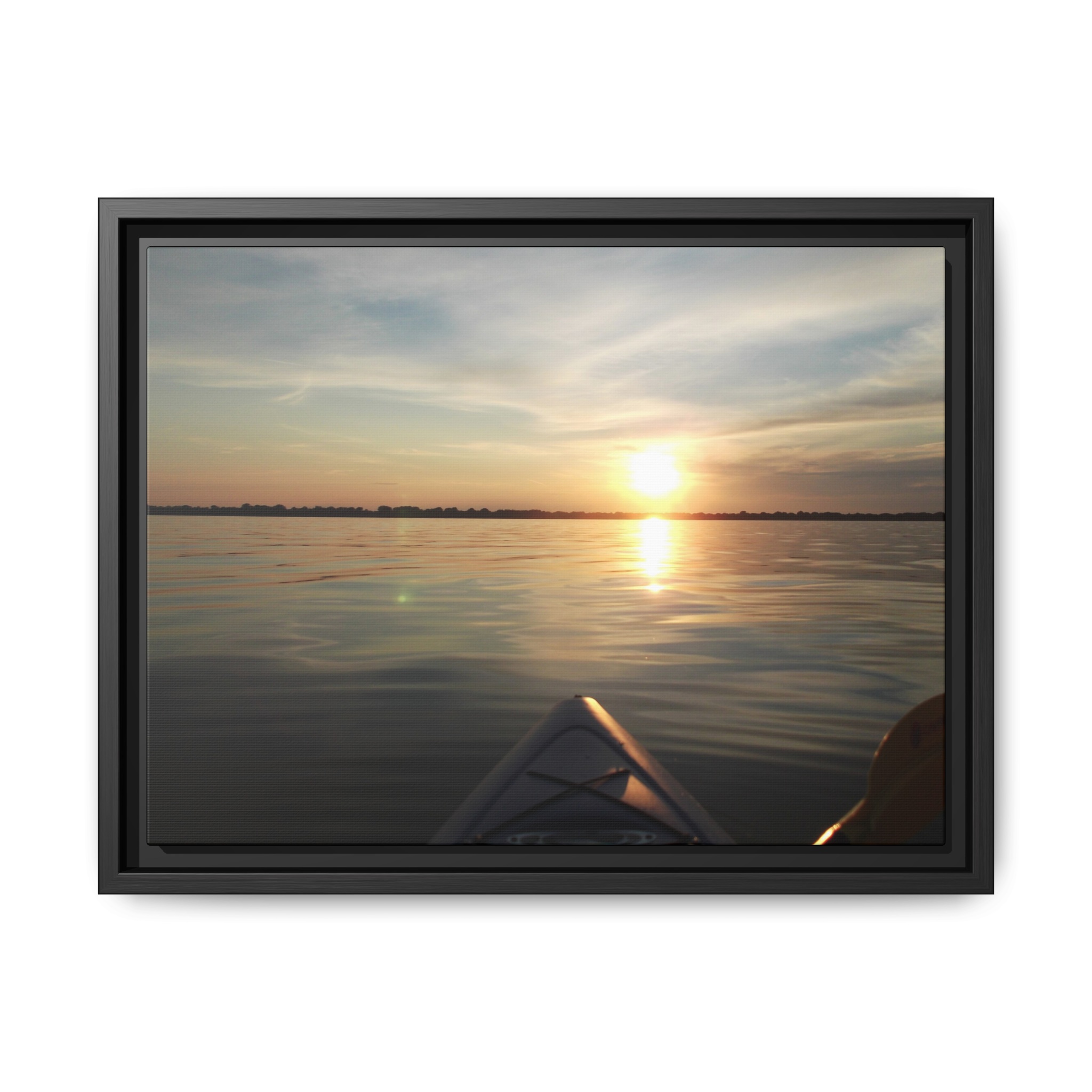 Northwoods Kayak Sunset