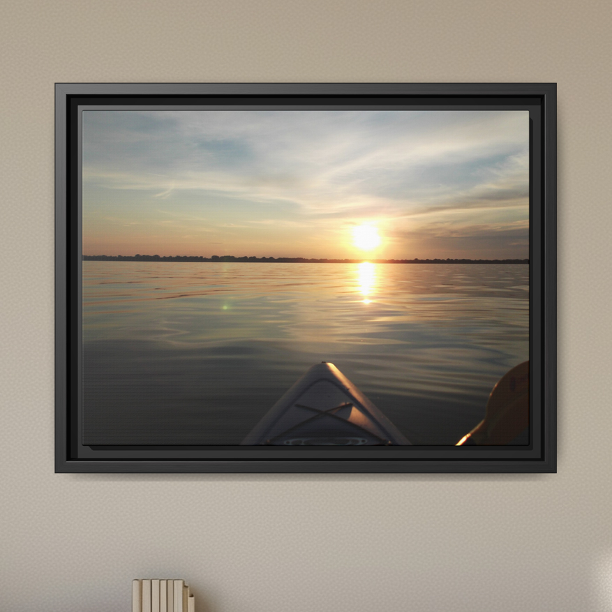 Northwoods Kayak Sunset