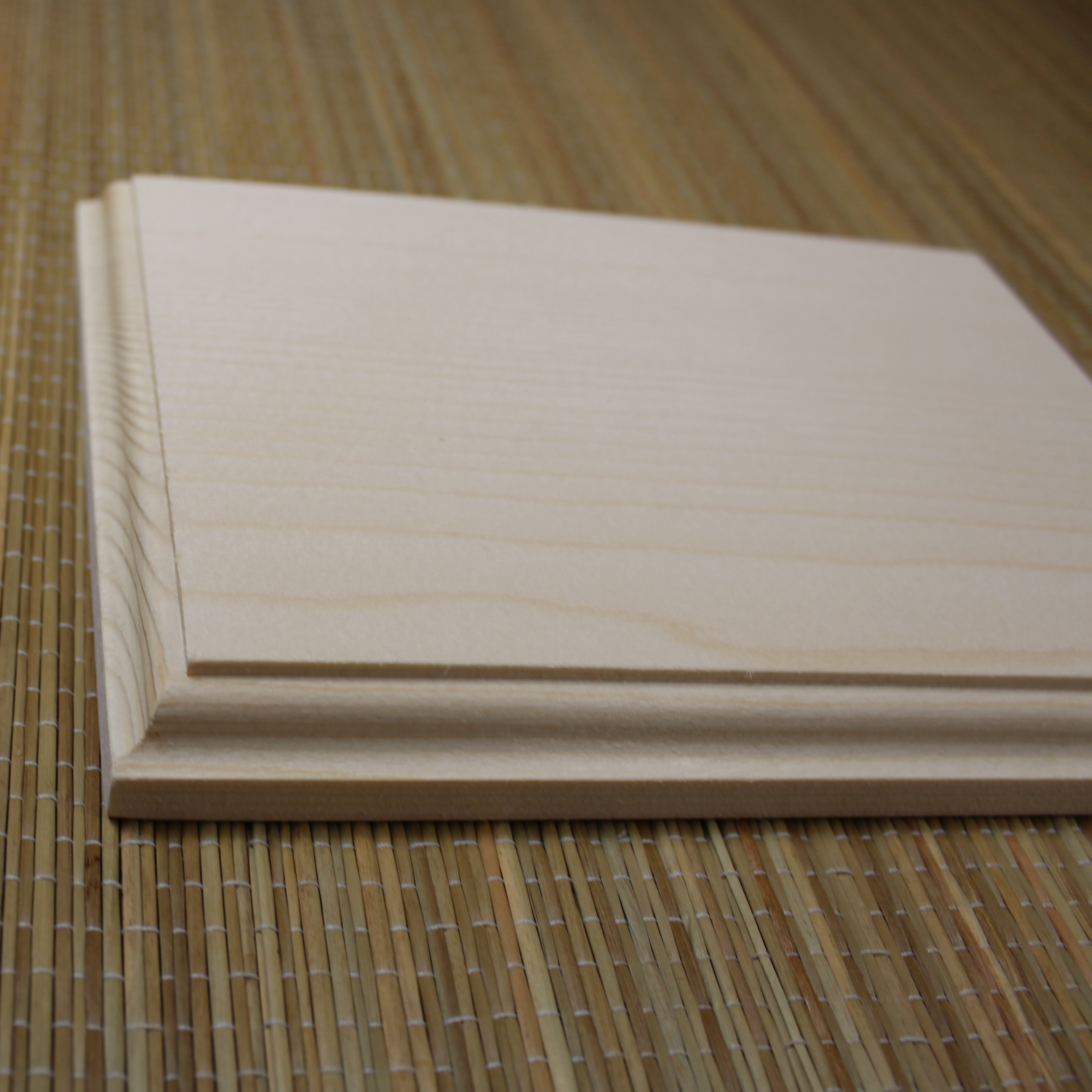 Unfinished 4"x6" | 5"x7" | 6"x8" | 8"x10"  Beveled Pine Sanded Wooden Plaque Sign Blank Sets for DIY Craft Projects or Awards - Ready To Use