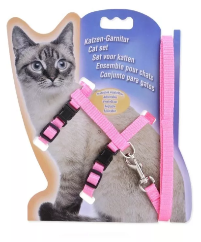 Arnés económico para felino 