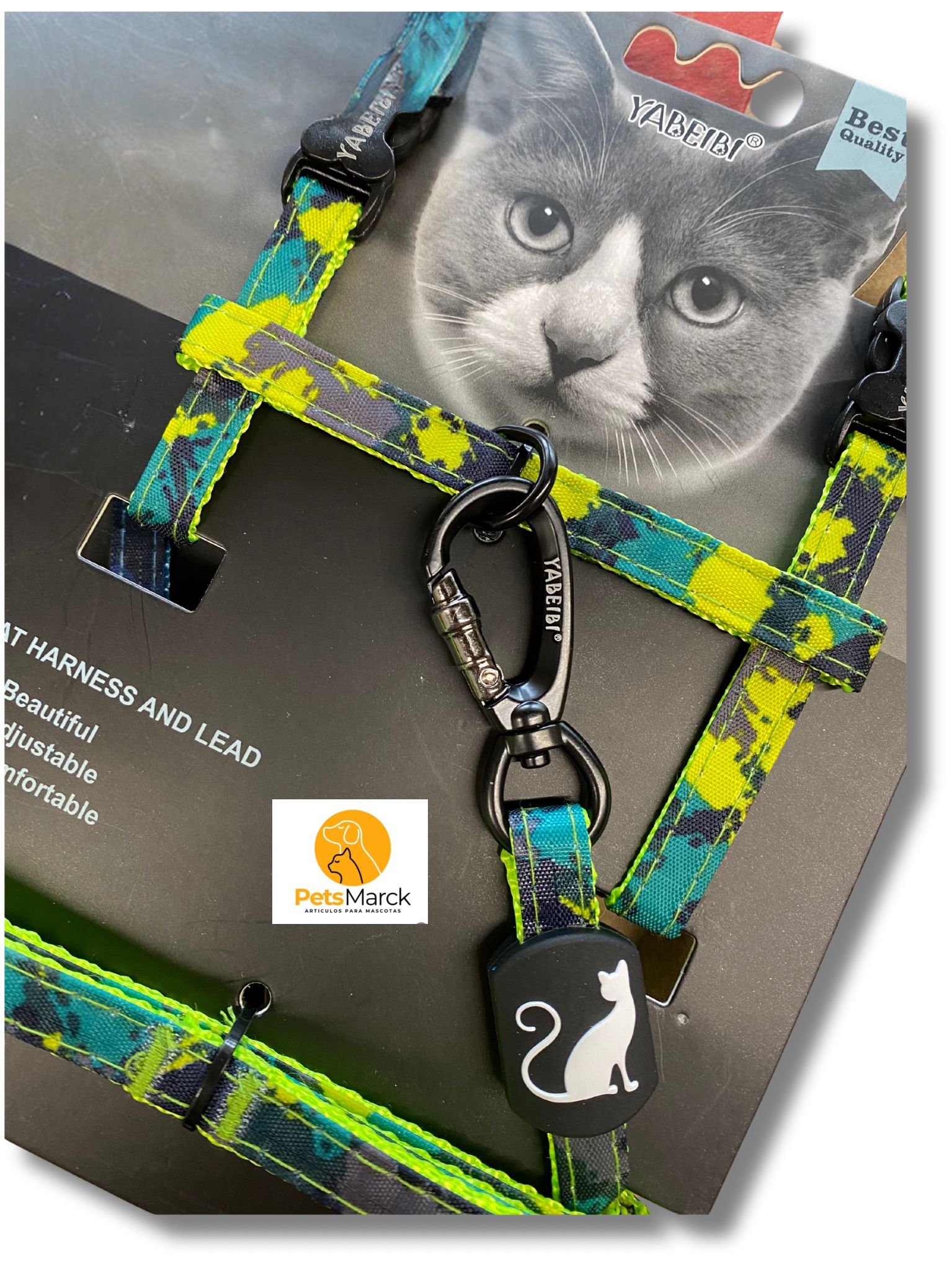 Arnes estampados reforzados Para felinos 