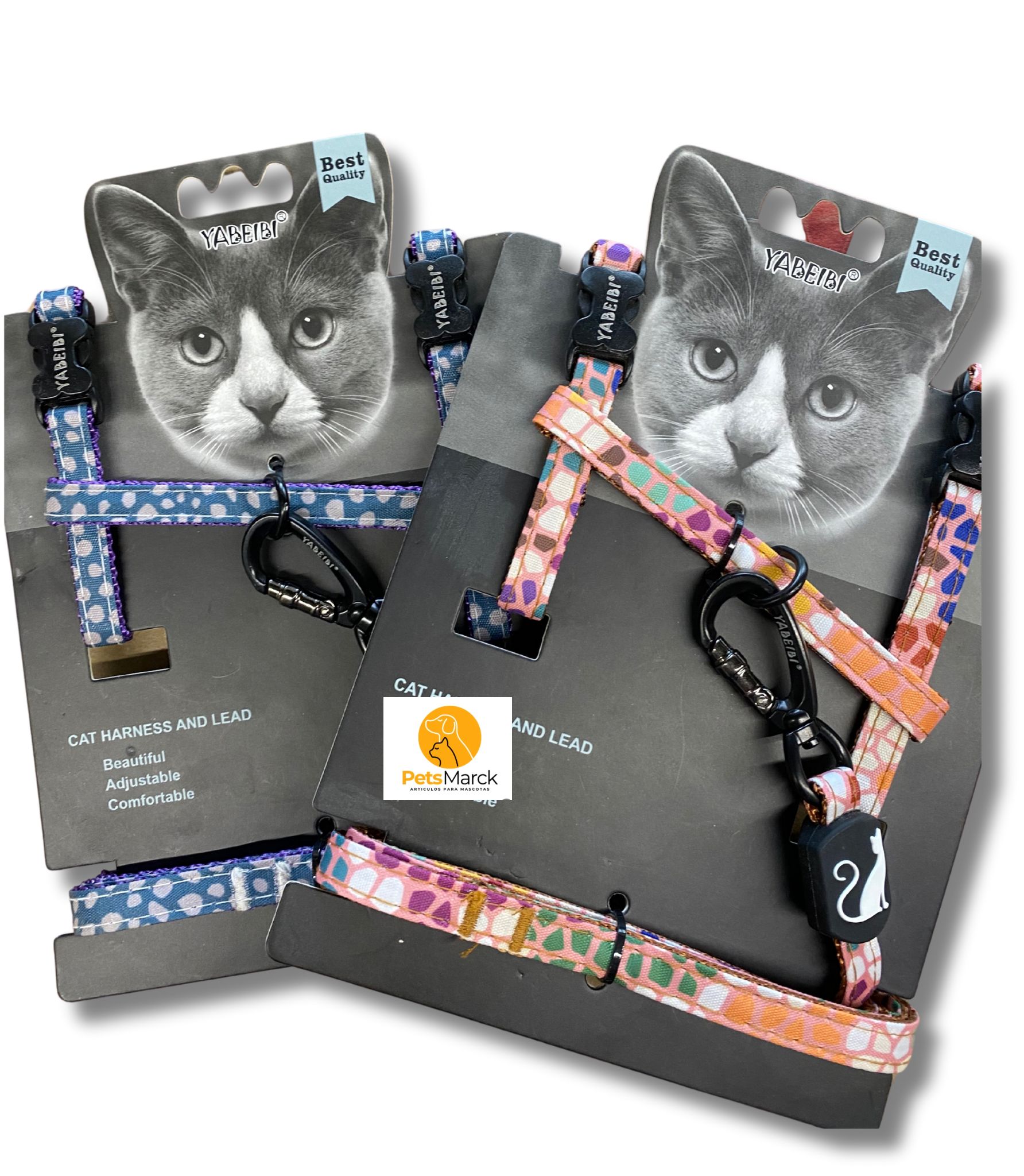 Arnes estampados reforzados Para felinos 