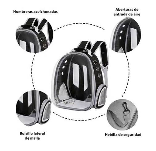 Mochila Transportadora Frente liso 