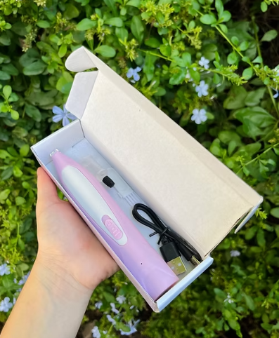 Mini cortadora eléctrica con kit de aseo