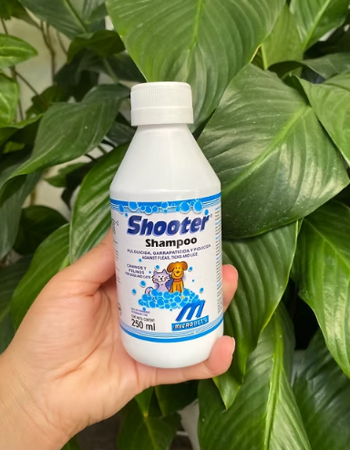 Shampoo Shooter para pulgas y garraptas