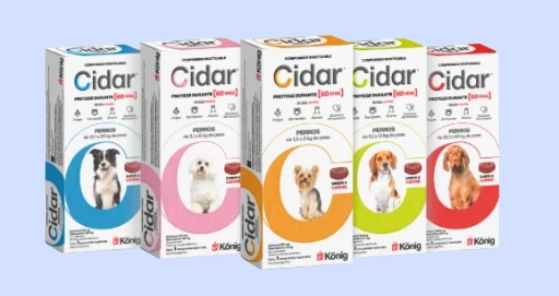 Cidar pastilla para pulgas y garrapatas 