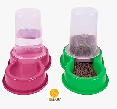 Plato dispensador doble funcion comida o agua