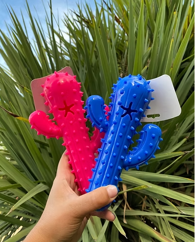 Cactus macizo de goma 