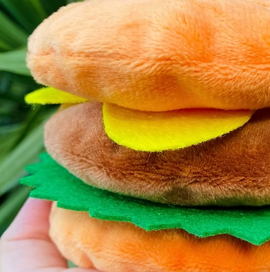 Hamburguesa de peluche