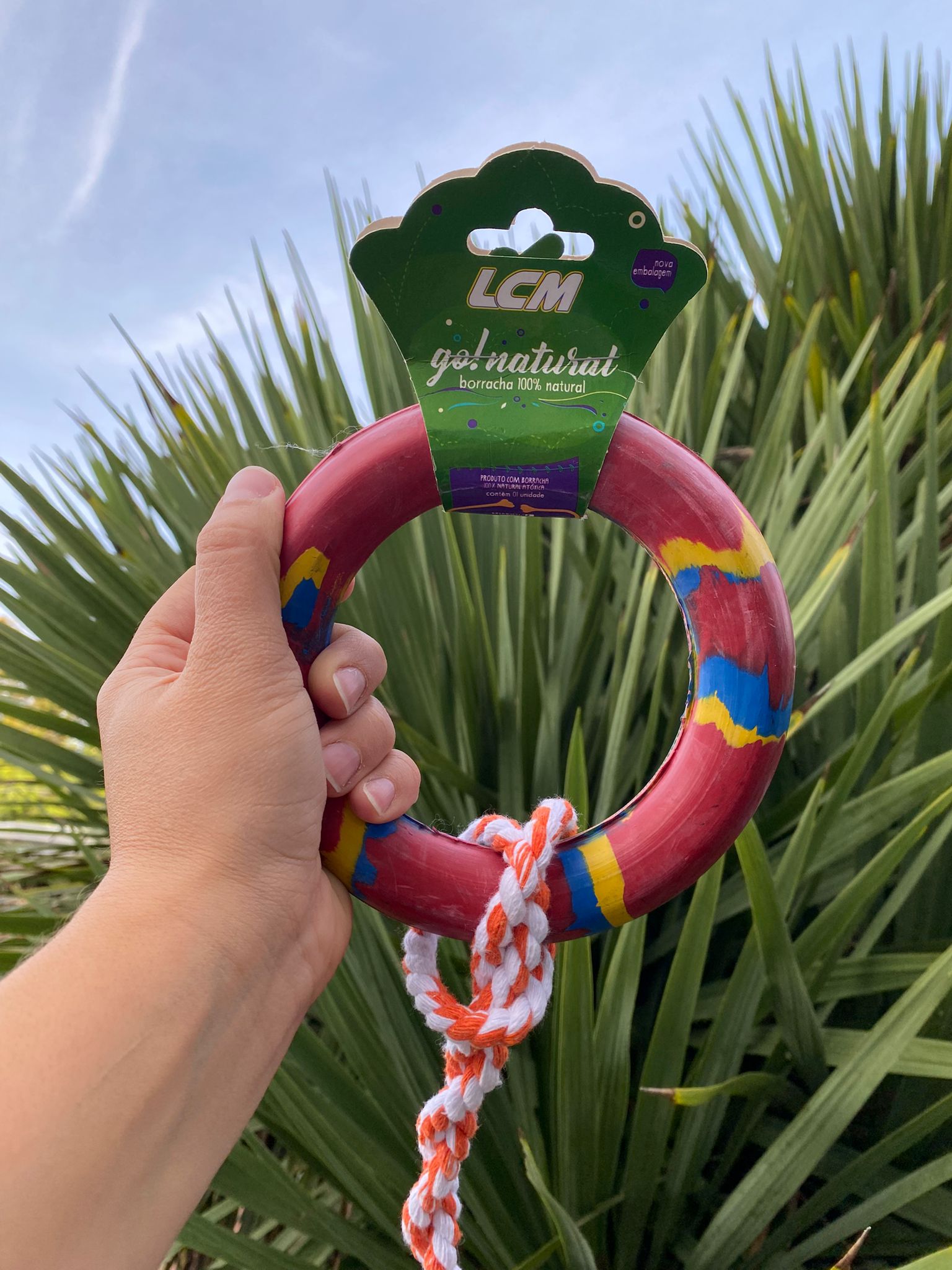 NEUMATICO MACIZO EXTRA FUERTE CON CUERDA
