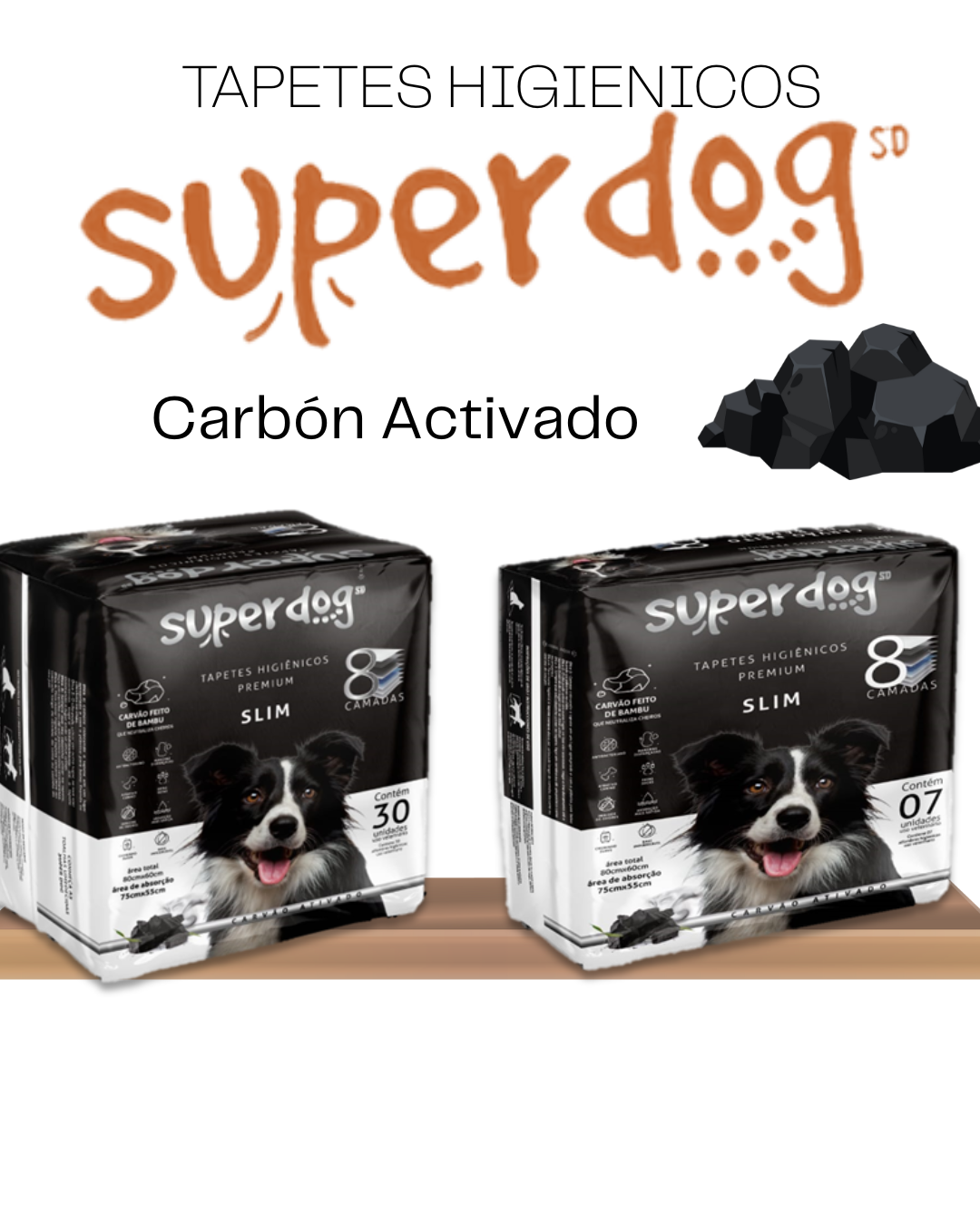 Tapete Higiénico SuperDog con carbón activado 