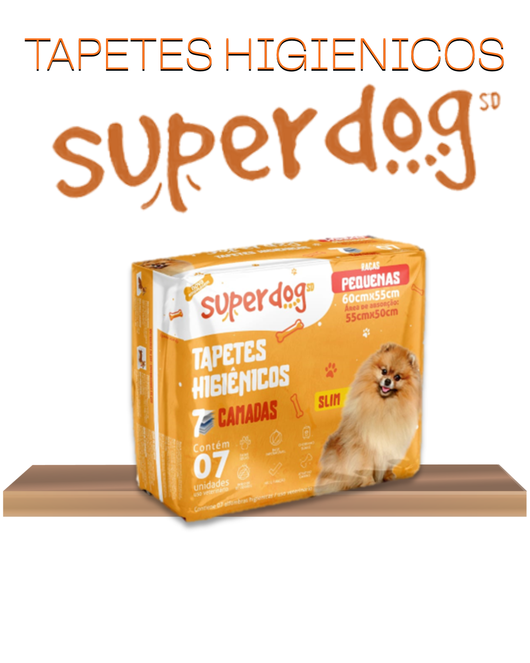 Tapete higiénico razas pequeñas Superdog 