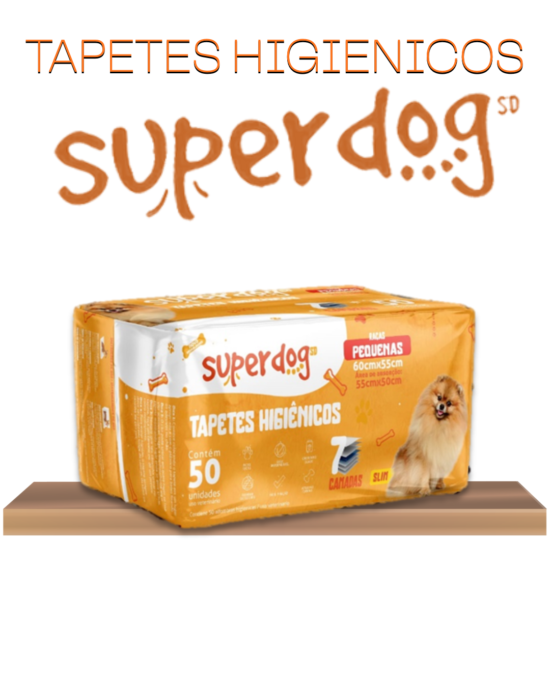 Tapete higiénico razas pequeñas Superdog 