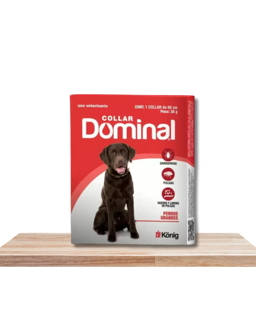 Collares Dominal para pulgas y garrapatas 