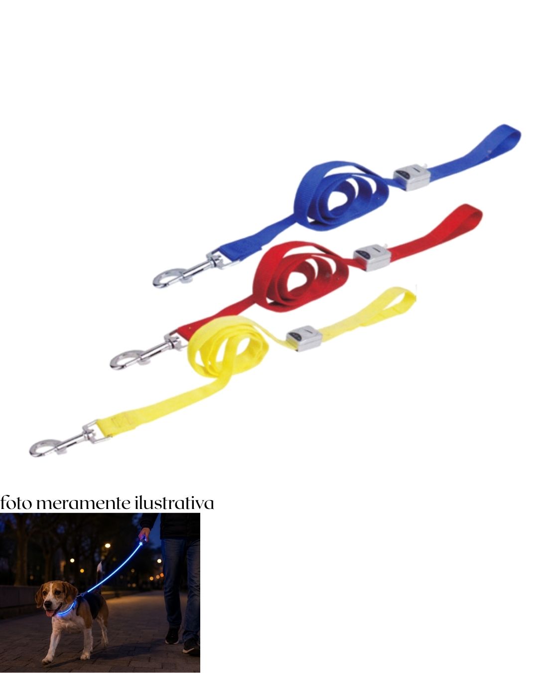 Correa - collar con luz led 