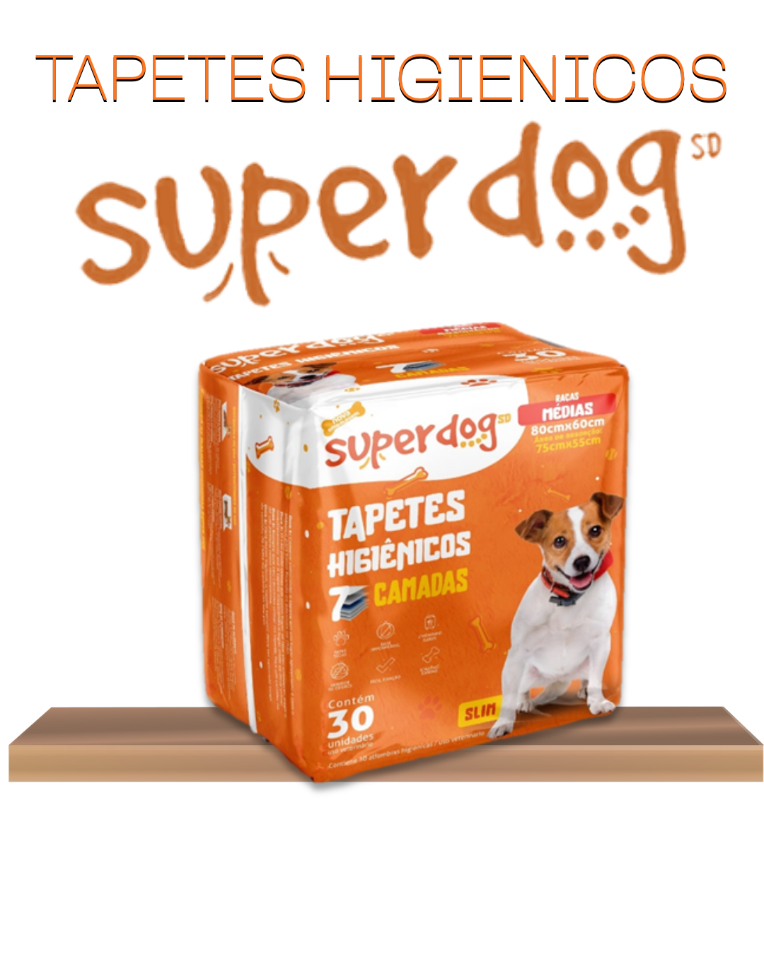 Tapete Higiénico razas mediana Superdog 