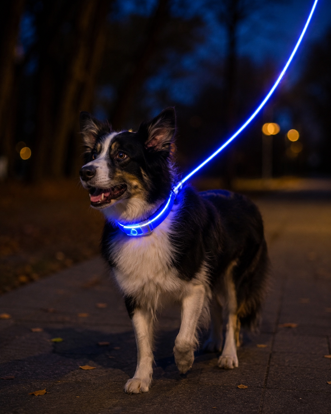 Correa - collar con luz led 