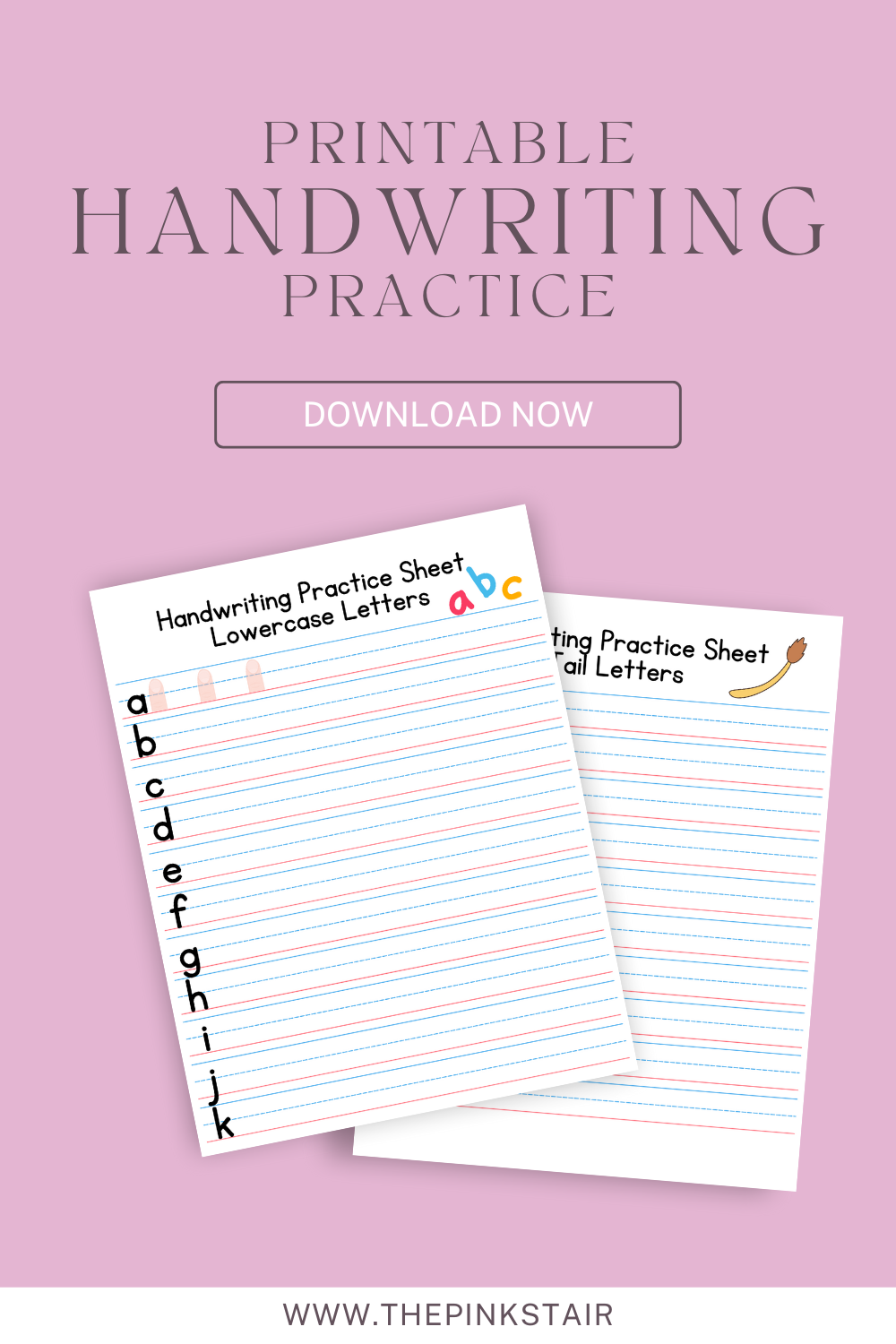 Handwriting Practice Worksheets