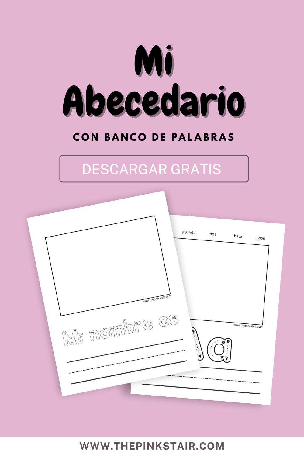 Mi Abecedario con Banco de Palabras
