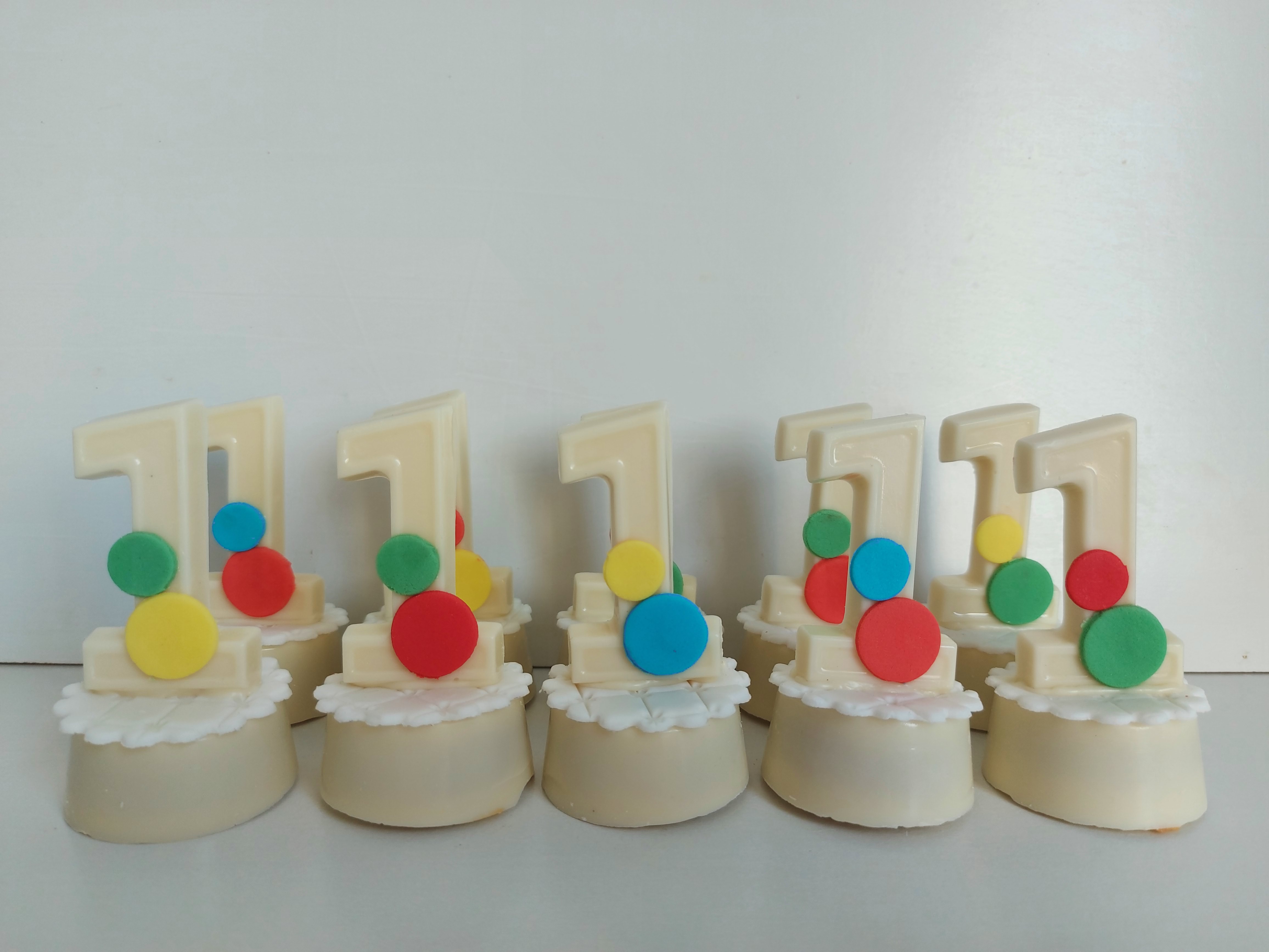 Bombom Grande com Número 3D