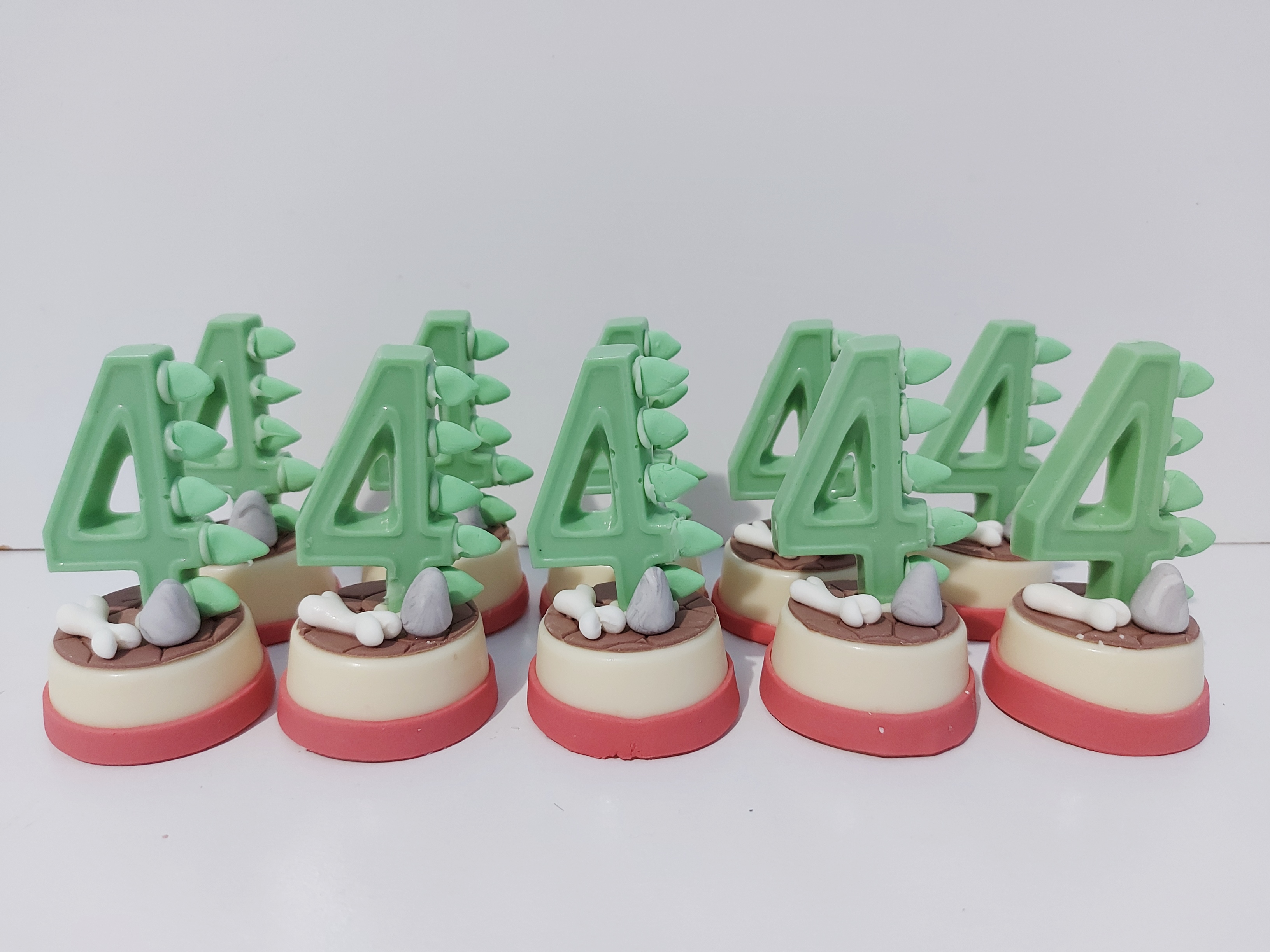 Bombom Grande com Número 3D