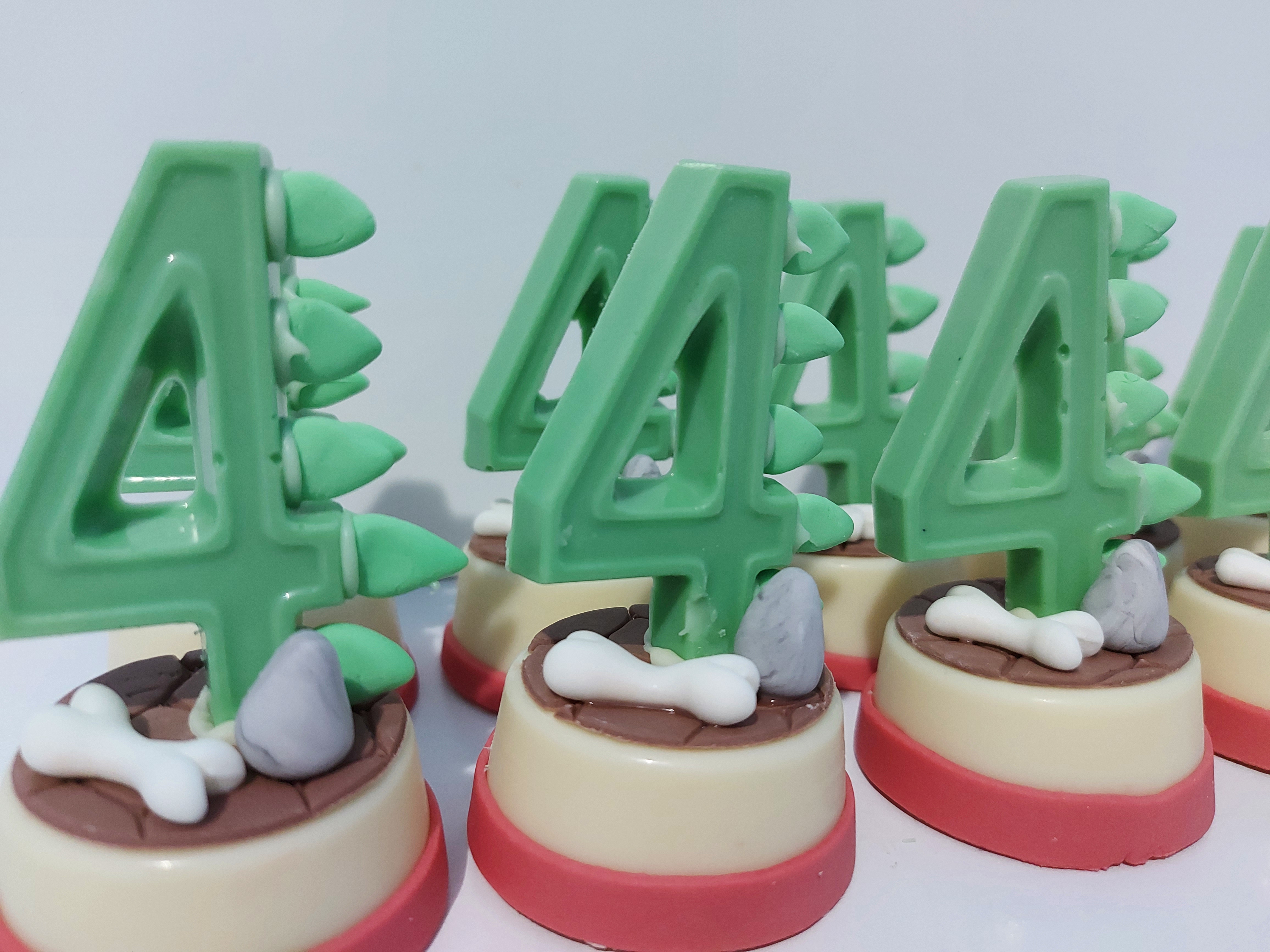 Bombom Grande com Número 3D