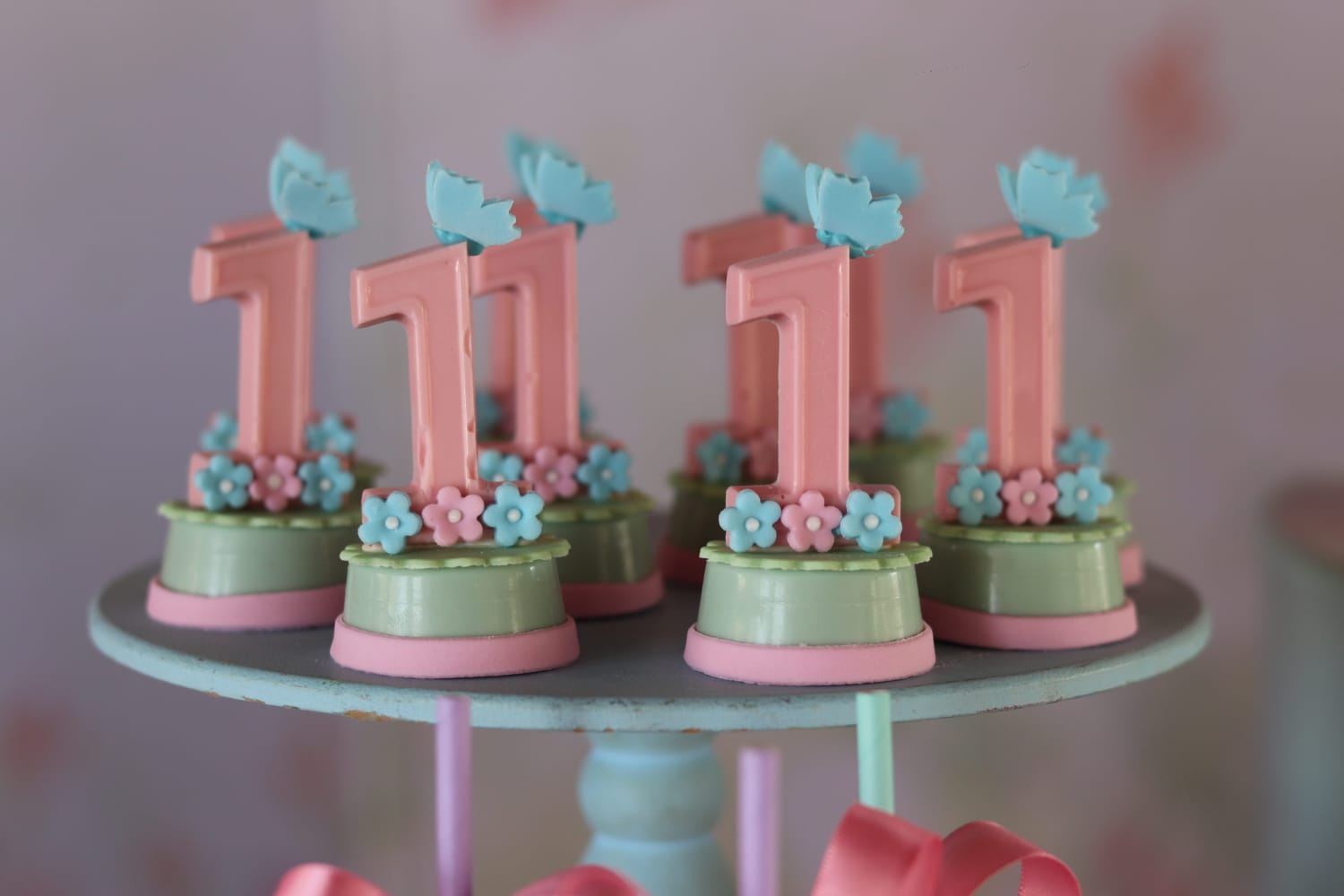 Bombom Grande com Número 3D