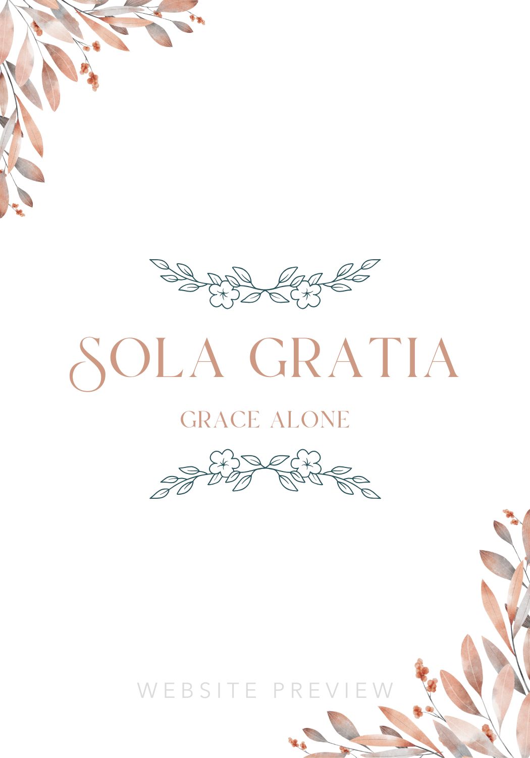 Five Solas Card Collection