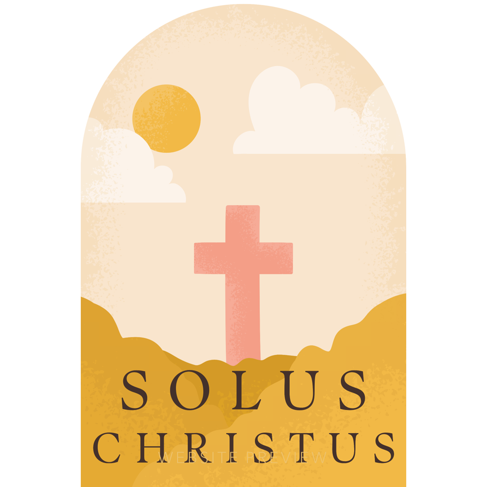 Solus Christus Sticker