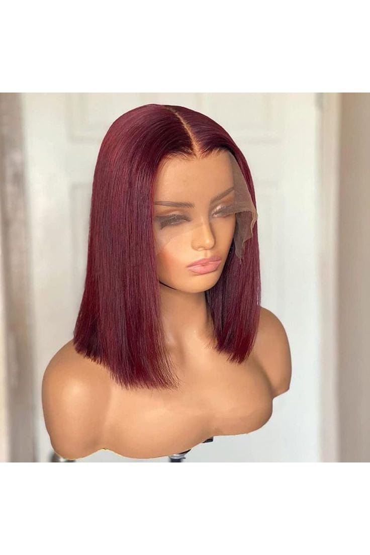 99 J Straight Bob Wig 13x4 High Quality human
