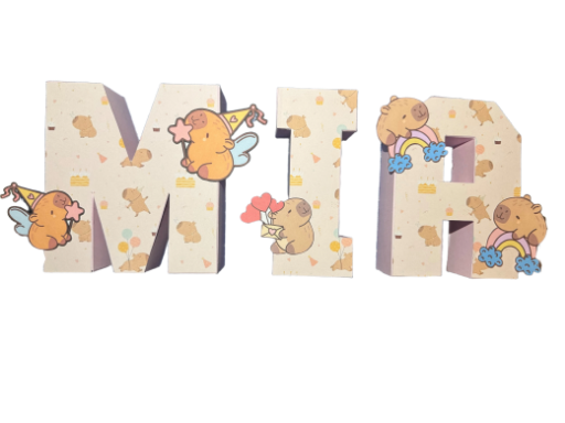 Letras 3d Personalizadas