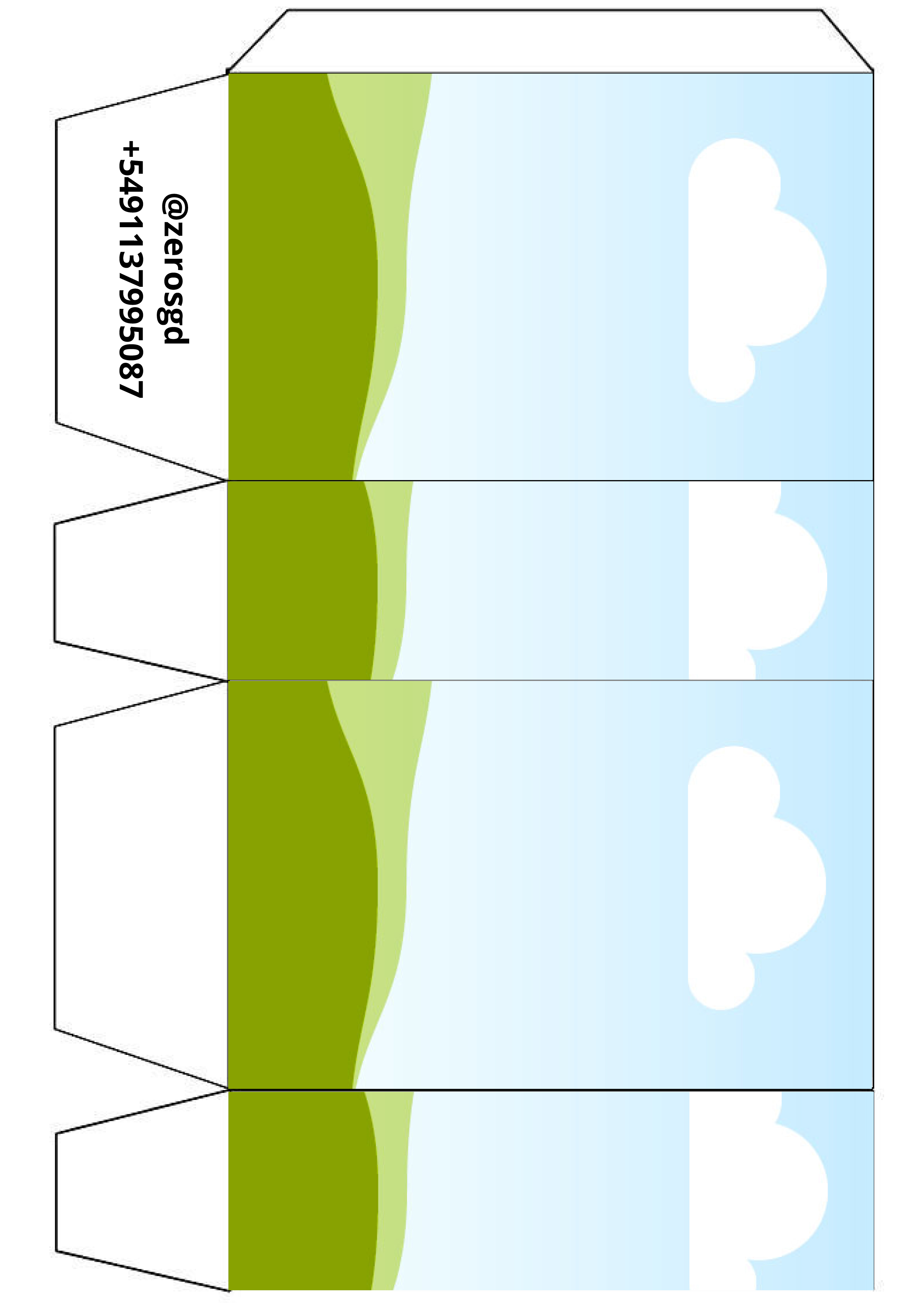Plantilla de Bolsita golosinera